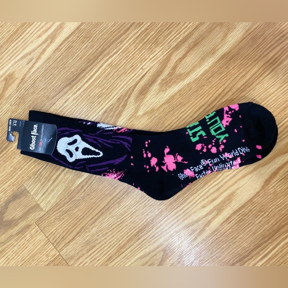 Stab your It! 👻 🔪 Gorpore GHOST FACE socks unisex - Picture 6 of 7